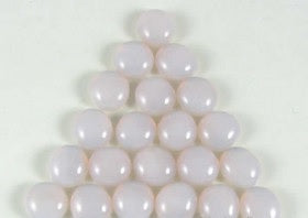 Gaming Stones Crystal Pink Glass Stones (Qty 23-27) in 4" Tube
