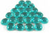 Gaming Stones Crystal Teal Glass Stones (Qty 40) in 5 1/2" Tube