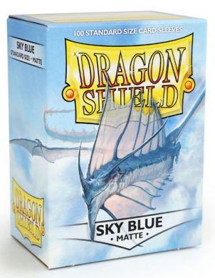 Dragon Shield 100 Count Standard Matte Sleeve: Sky Blue