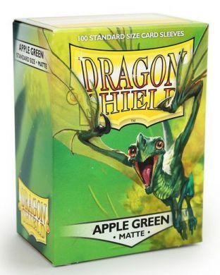 Dragon Shield 100 Count Standard Matte Sleeve: Apple Green