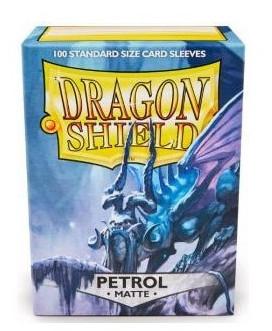 Dragon Shield 100 Count Standard Matte Sleeve Petroleum
