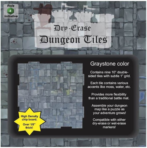 Dungeon Tiles Graystone 9" x 10"