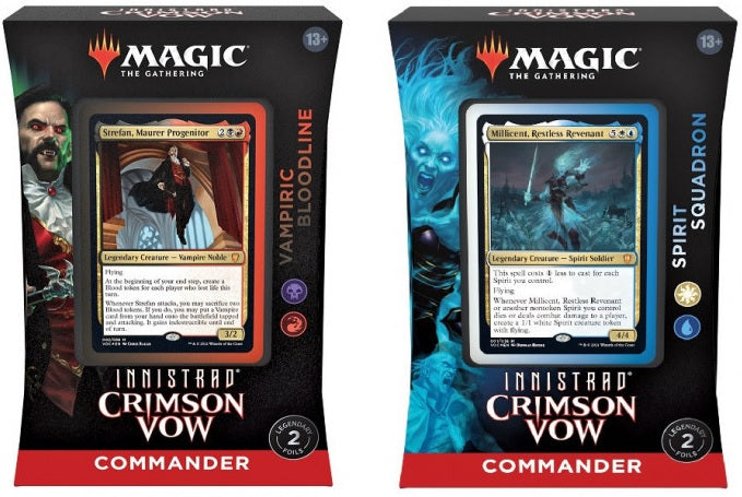 Magic the Gathering Innistrad Crimson Vow Commander Deck Set of 2