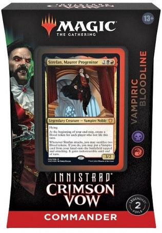 Magic the Gathering Innistrad Crimson Vow Commander Vampiric Bloodline Deck
