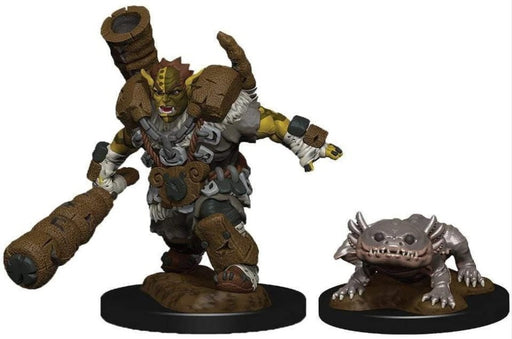 D&D Wizkids Wardlings Painted Miniatures Mud Orc and Mud Puppy