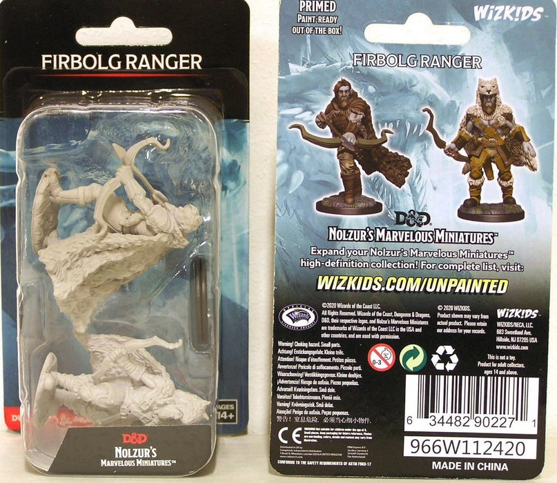 D&D Nolzurs Marvelous Unpainted Miniatures Firbolg Ranger Male ( 2 figures )