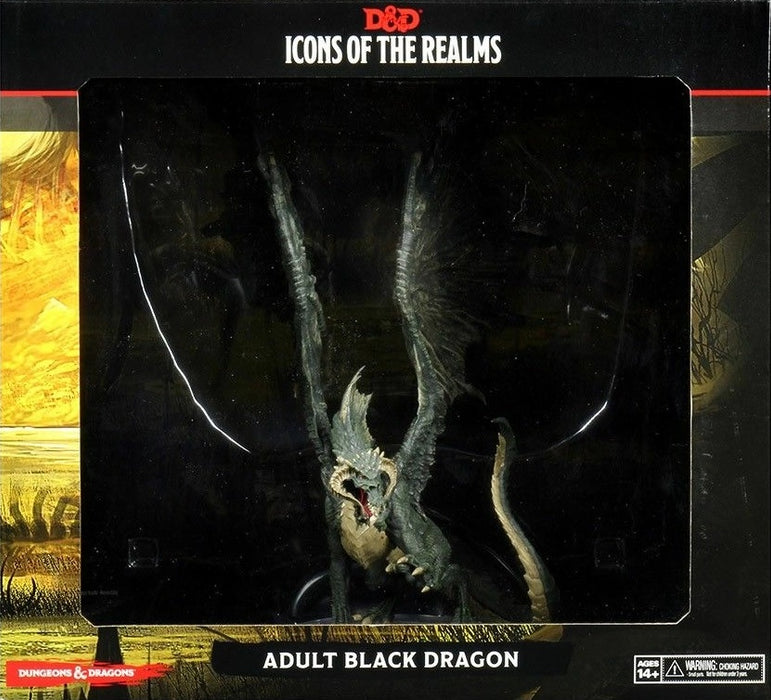 D&D Icons of the Realms Adult Black Dragon Premium Figure