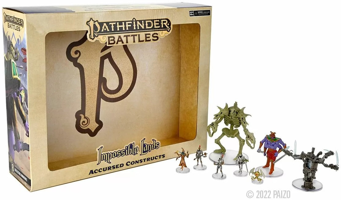 Pathfinder Battles Impossible Lands Accursed Constructs Boxed Set