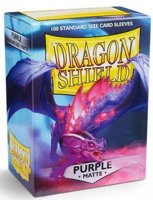 Dragon Shield 100 Count Standard Matte Sleeve: Purple