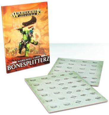 Warhammer Age of Sigmar: Warscroll Cards: Bonesplitterz ON SALE