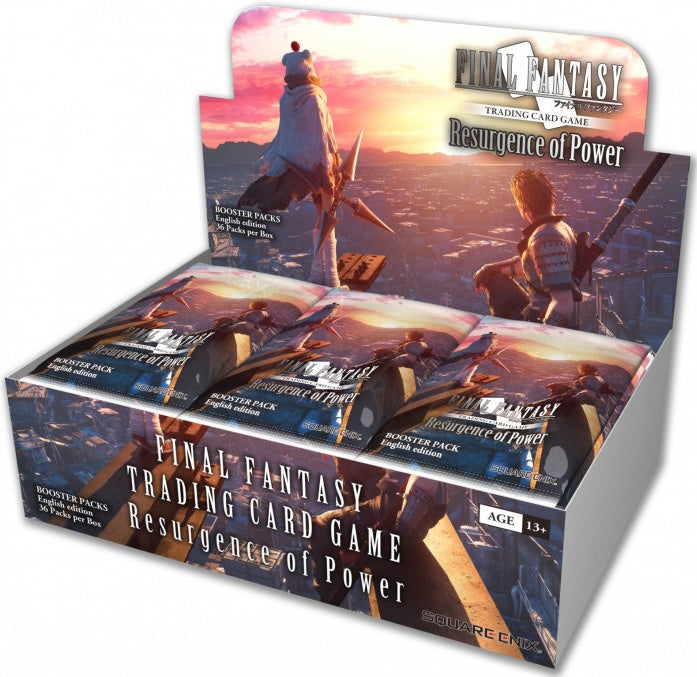 fftcg opus 8 booster box Final Fantasy Trading Card Game Opus XVIII Resurgence of Power Booster