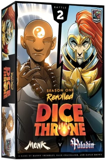 Dice Throne Season 1 Re Rolled - Box 2 Monk v Paladin
