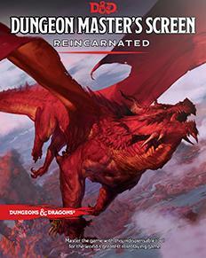 D&D Dungeon Masters Screen Reincarnated 5th Ed