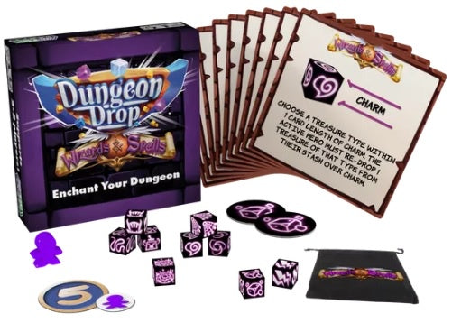Dungeon Drop Wizards & Spells 5-6 Player Expansion