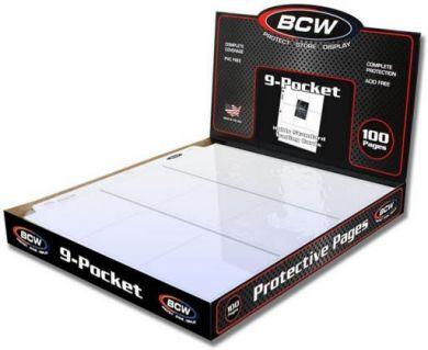 BCW Pro 9-Pocket Page (100 Count Box)