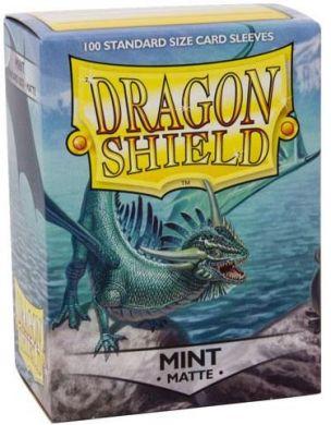 Dragon Shield 100 Count Standard Matte Sleeve: Mint