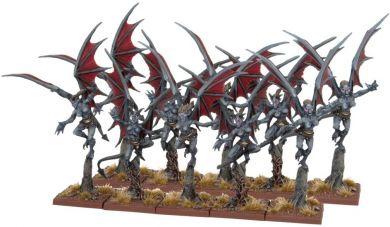 Kings of War - Abyssal Dwarf Gargoyles Half-Regiment (10 Figures)
