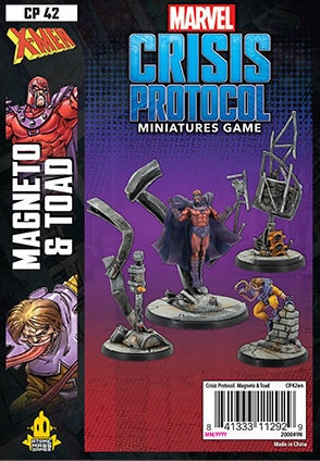 Marvel Crisis Protocol Magneto and Toad