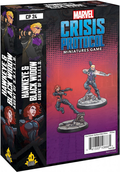 Marvel Crisis Protocol Hawkeye and Black Widow Character Pack