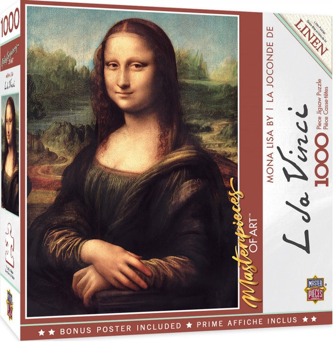 Masterpieces Puzzle Masterpieces of Art Mona Lisa Puzzle 1,000 pieces Jigsaw Puzzl