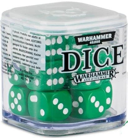 Warhammer Dice Cube Green