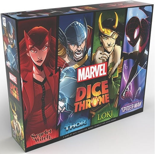 Marvel Dice Throne 4 Hero Box Scarlet Witch v. Thor v. Loki v. Spider-Man