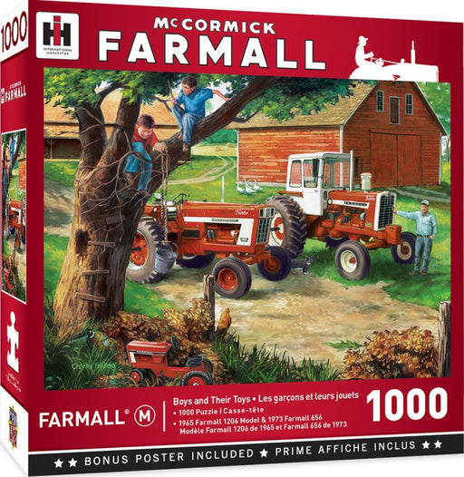 Masterpieces Puzzle Farmall Boys and Their Toys Puzzle 1,000 piece Jigsaw Puzzle
