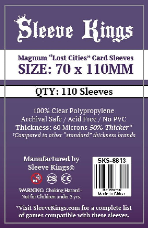 Sleeve Kings Board Game Sleeves Magnum "Lost Cities" (70mm x 110mm) (110 Sleeves)