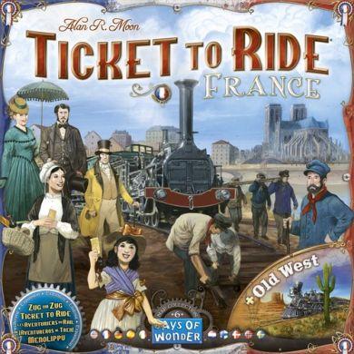 Ticket to Ride France and Old West Map Collection