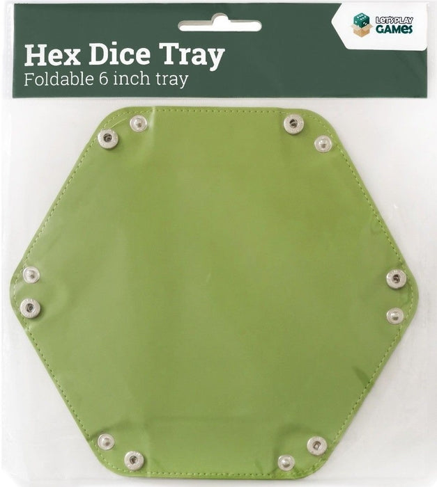 LPG Hex Dice Tray 6" Green