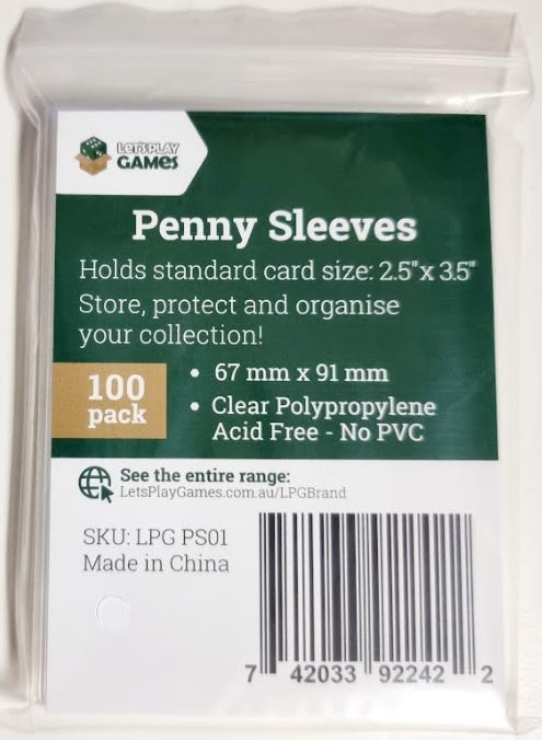 LPG Penny Sleeves (100)