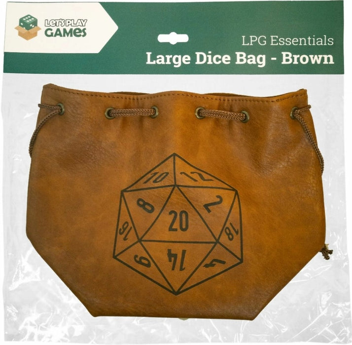 LPG Dice Bag - Large Brown