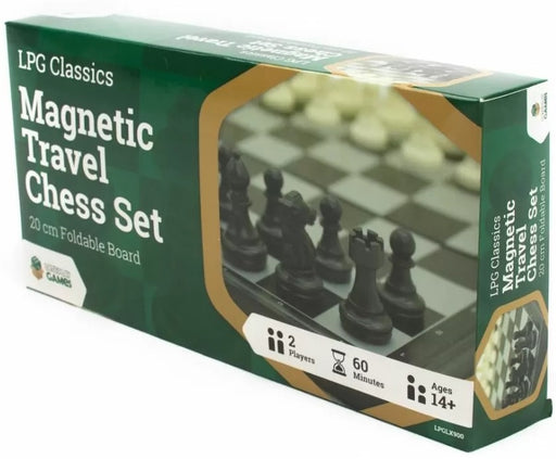 LPG Plastic Magnetic Travel Chess Set - 20 cm Foldable Board
