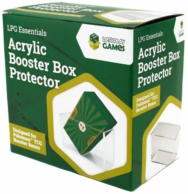 LPG Acrylic Booster Box Protector - Pokemon Booster Box Size LPG Acrylic Booster Box Protector - Pokemon Booster Box Size