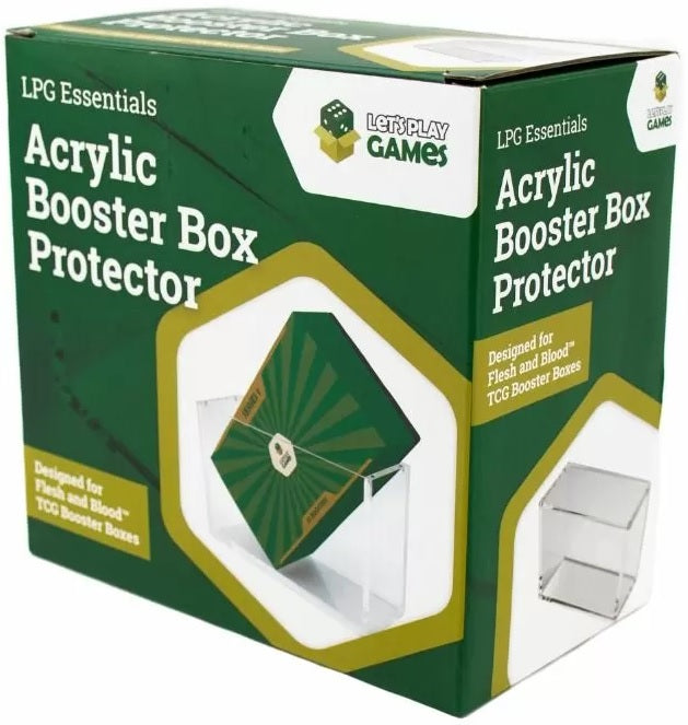 LPG Acrylic Booster Box Protector - Flesh and Blood Booster Box Size