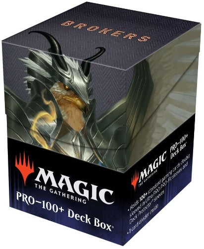 Ultra Pro Streets of New Capenna Falco Spara and their Juris Brokers Crime Family 100+ Deck Box for Magic: The Gathering