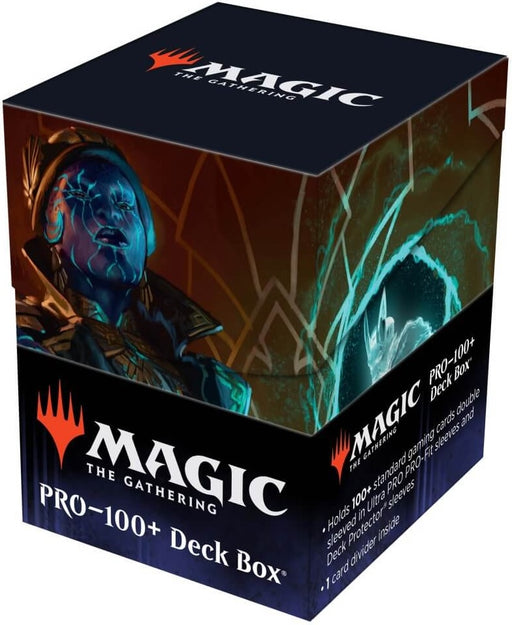 Ultra Pro Streets of New Capenna Kamiz, Obscura Spymaster Commander 100+ Deck Box for Magic: The Gathering