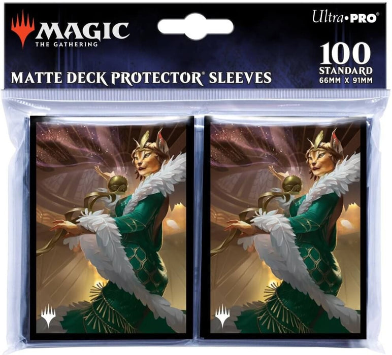 Ultra Pro Streets of New Capenna Kitt Kanto, Mayhem Diva Commander Standard Protector Sleeves (100ct) for Magic: The Gathering ON SALE