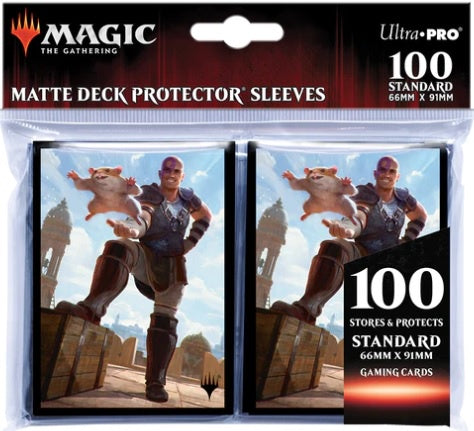 Ultra Pro Commander Legends: Battle for Baldur's Gate Minsc & Boo, Timeless Heroes Standard Deck Protector Sleeves (100ct) for Magic: The Gathering ON SALE