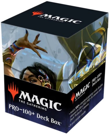 Ultra Pro The Brothers' War Saheeli, Filigree Master 100+ Deck Box for Magic: The Gathering