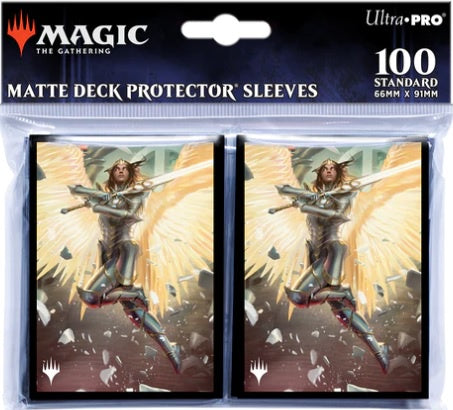 Ultra Pro March of the Machine Archangel Elspeth Standard Deck Protector Sleeves (100ct) for Magic: The Gathering