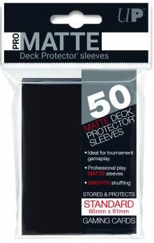 Ultra Pro Deck Protector Pro-Matte Sleeves Black (50)