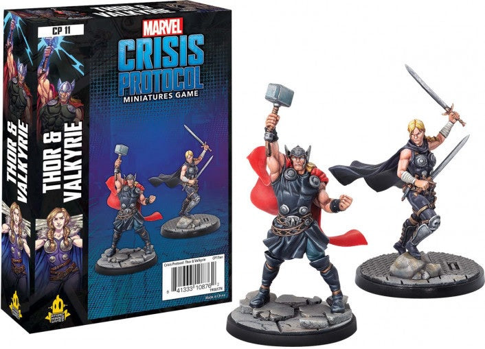 Marvel Crisis Protocol Thor and Valkyrie Character Pack