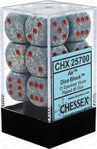 D6 Dice Speckled 16mm Air  CHX25700