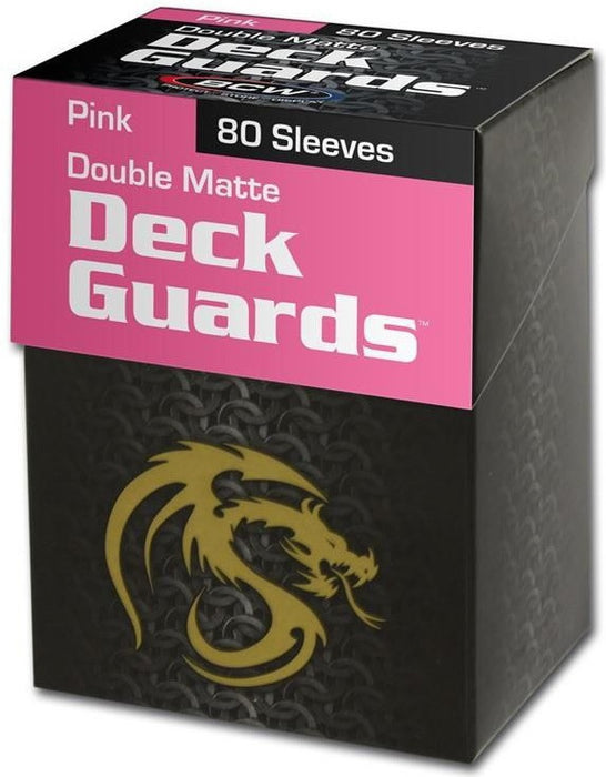 BCW Deck Guard - Matte - 80 Boxed - Pink