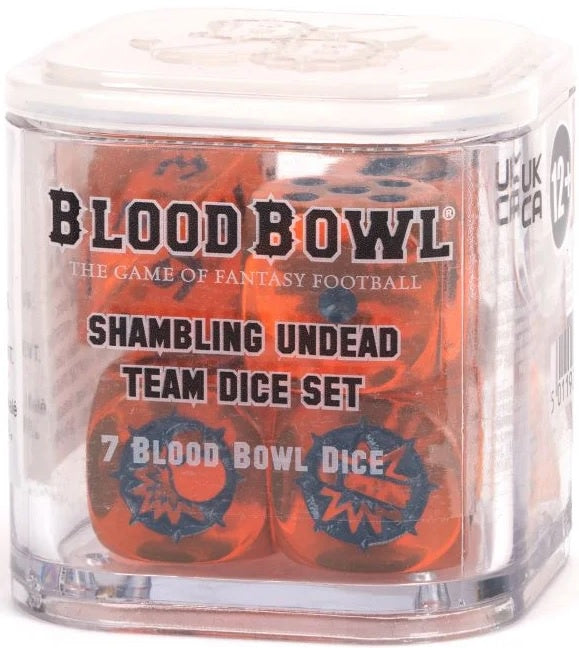 Blood Bowl Shambling Undead Team Dice Set