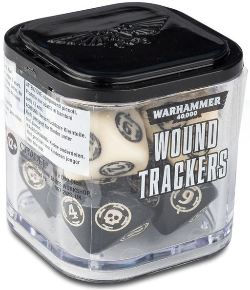 Warhammer 40,000 Wound Trackers Ivory / Black 40-47