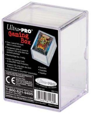 Ultra Pro 2 Piece Card Box - Clear (100ct)