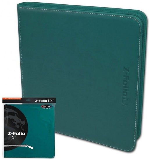 BCW Z Folio LX Album 12 Pocket Teal