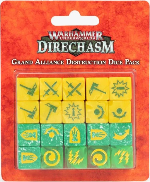 Warhammer Underworlds Direchasm Grand Alliance Destruction Dice Pack
